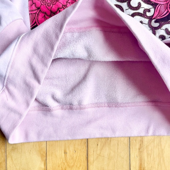 Vibrant Pink Floral Sweatshirt by MY, Size XXL - Picture 4 of 5